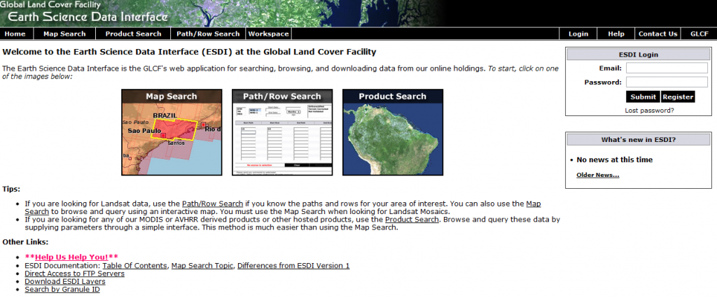 Earth Science Data Interface (ESDI)